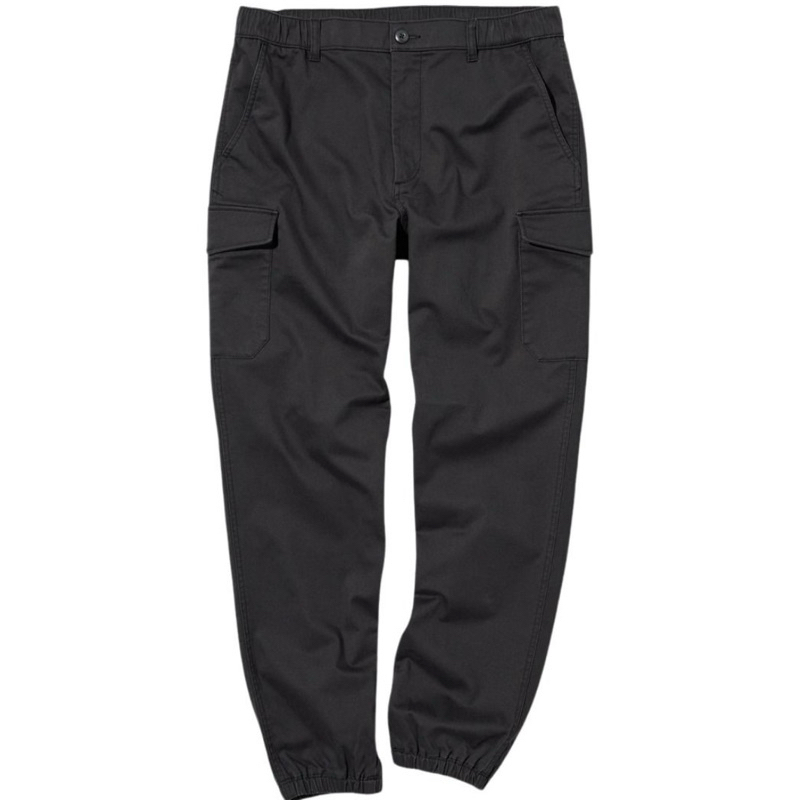 Uniqlo Cargo Jogger Pants Black (Celana Jogger Cargo Hitam)