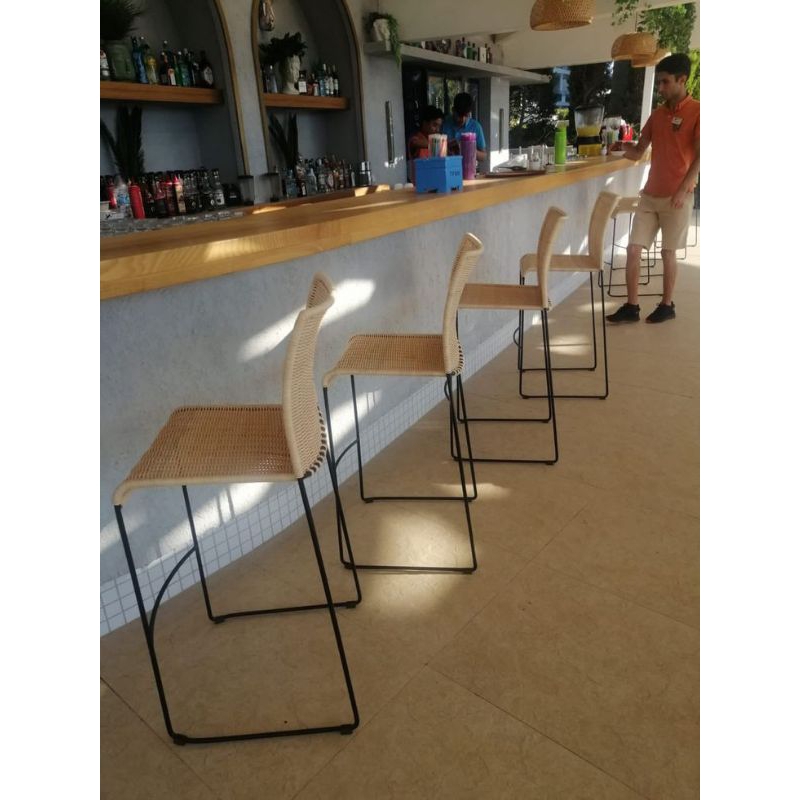 Kursi Bar Rotan Sintetis