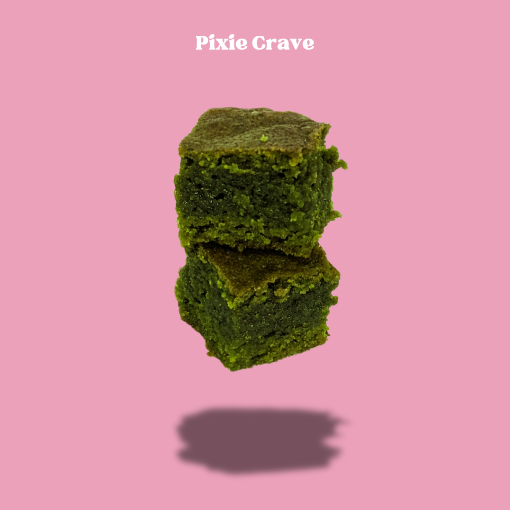 

Pixie Crave - Premium Fudgy Browncha Bites 16 oz (Brownies Matcha)