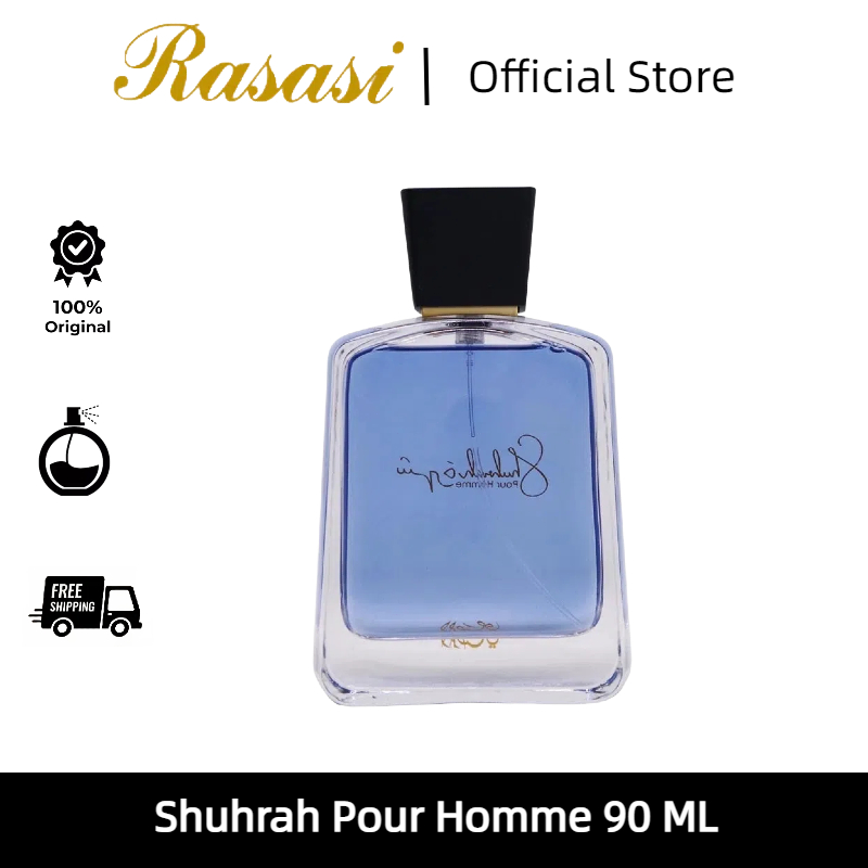 Rasasi Official Store/Shuhrah Pour Homme 90ML/rasasi its essential/rasasi parfum/rasasi hawas ice/ra