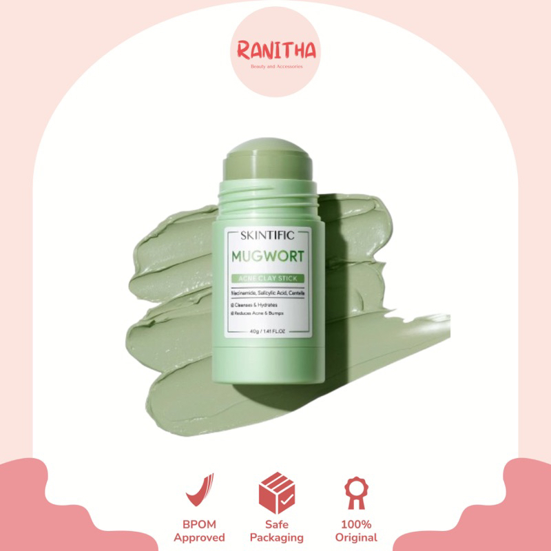 SKINTIFIC MUGWORT CLAY MASK STICK