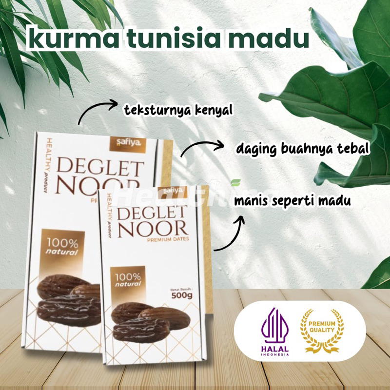 

Kurma Tunisia Madu 500 gr Deglet Noor Tanpa Tangkai Safiya ready makassar bisa cod