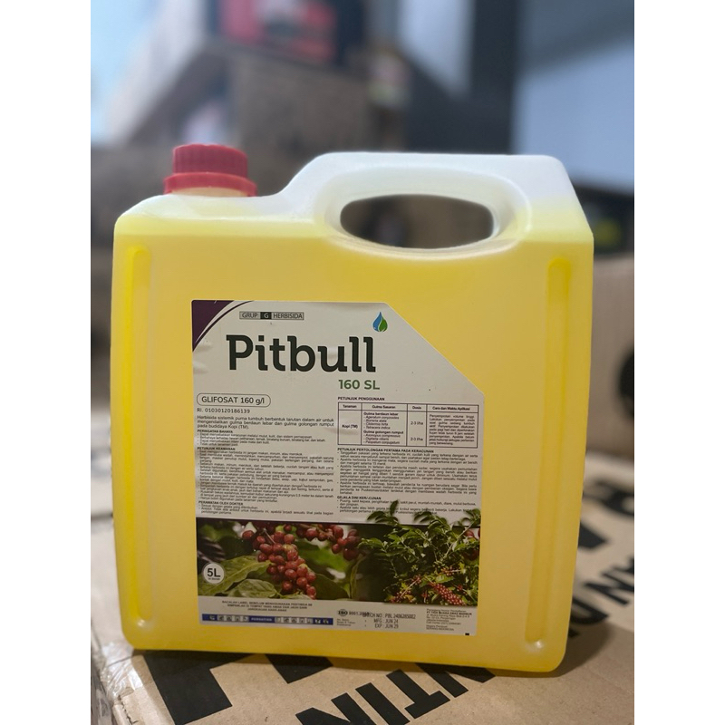 Herbisida Pitbul 160 SL racun rumput 5 Liter