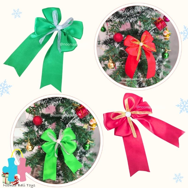 

Pita Hiasan Natal Pita Goodie Bag Dekorasi Natal
