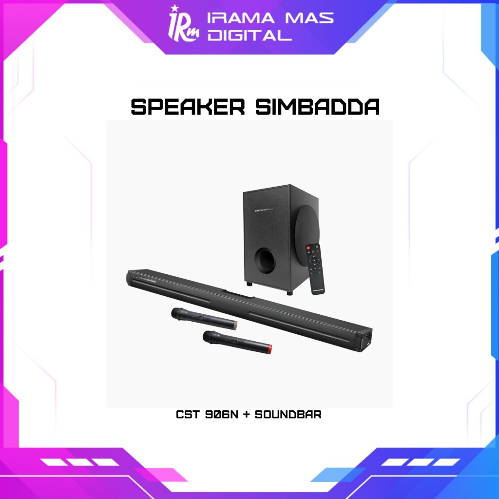 SPEAKER SIMBADDA - CST 906N + SOUNDBAR