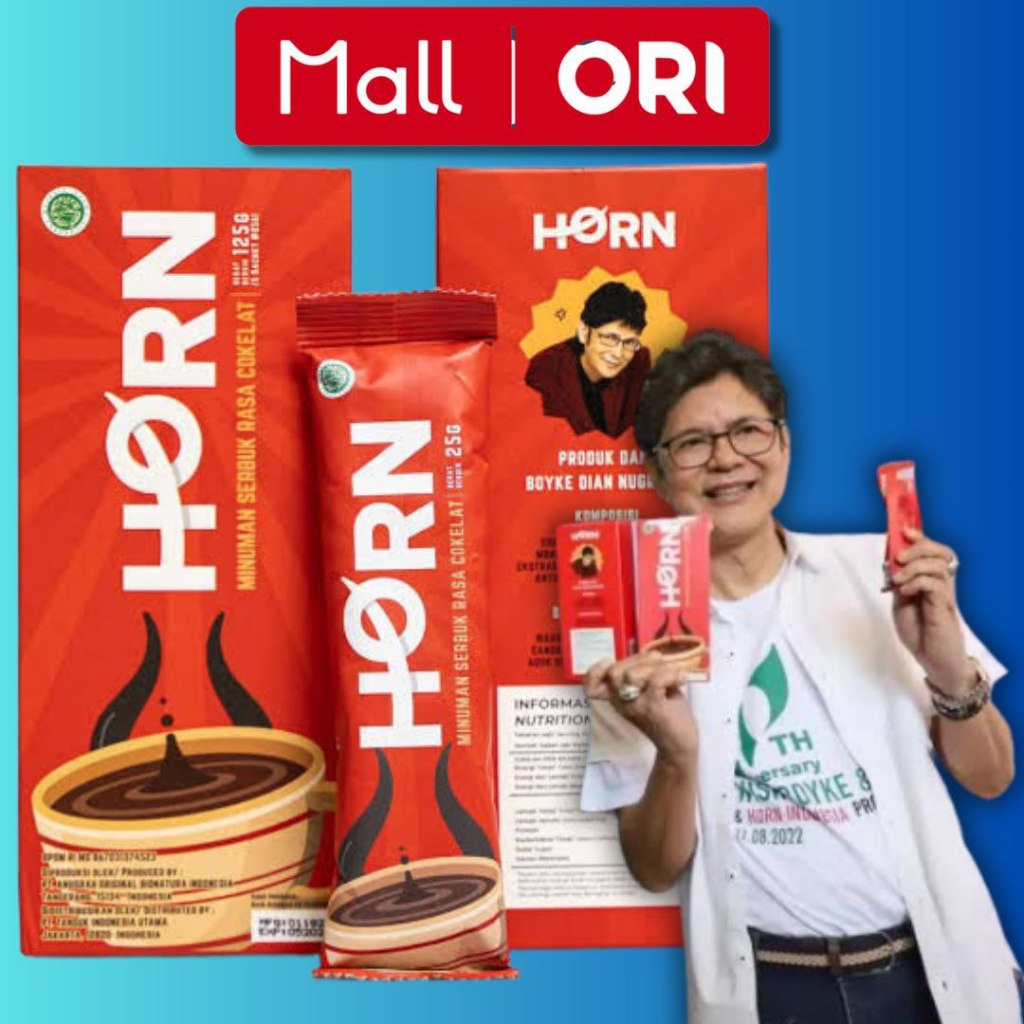 

HORN by dr Boyke Minuman Coklat 1 Box isi 5 sachet