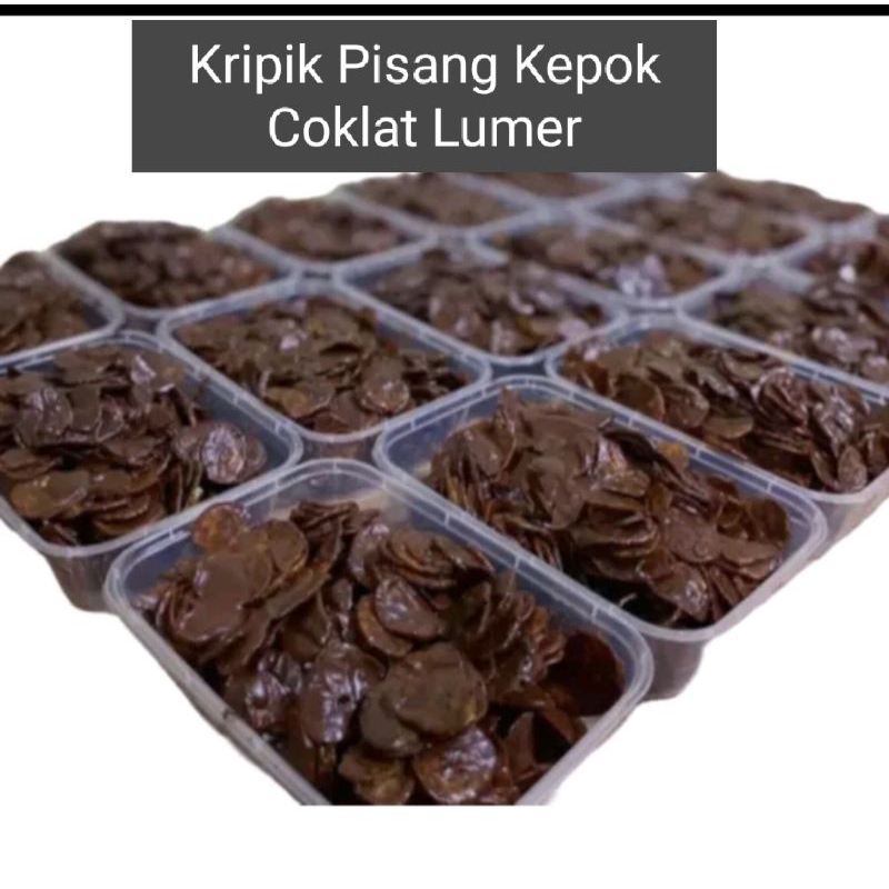 

Kripik Pisang kepok coklat lumer viral