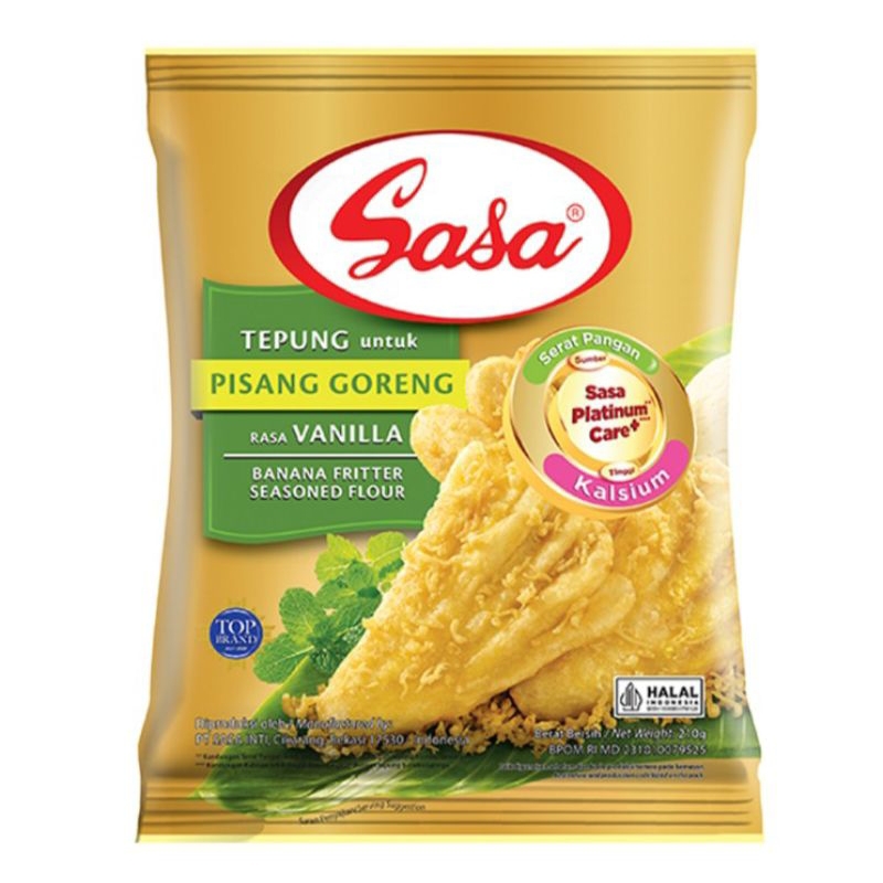 

Sasa Tepung Bumbu Pisang Goreng Vanila 210 g