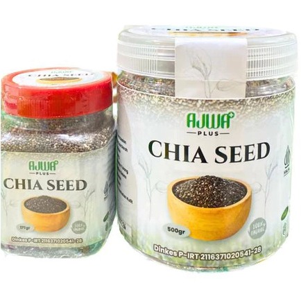 

PROMO CHIA SEED AJWA PLUS (175GR/350GR) / CHIA SEEDS ORGANIK ORIGINAL
