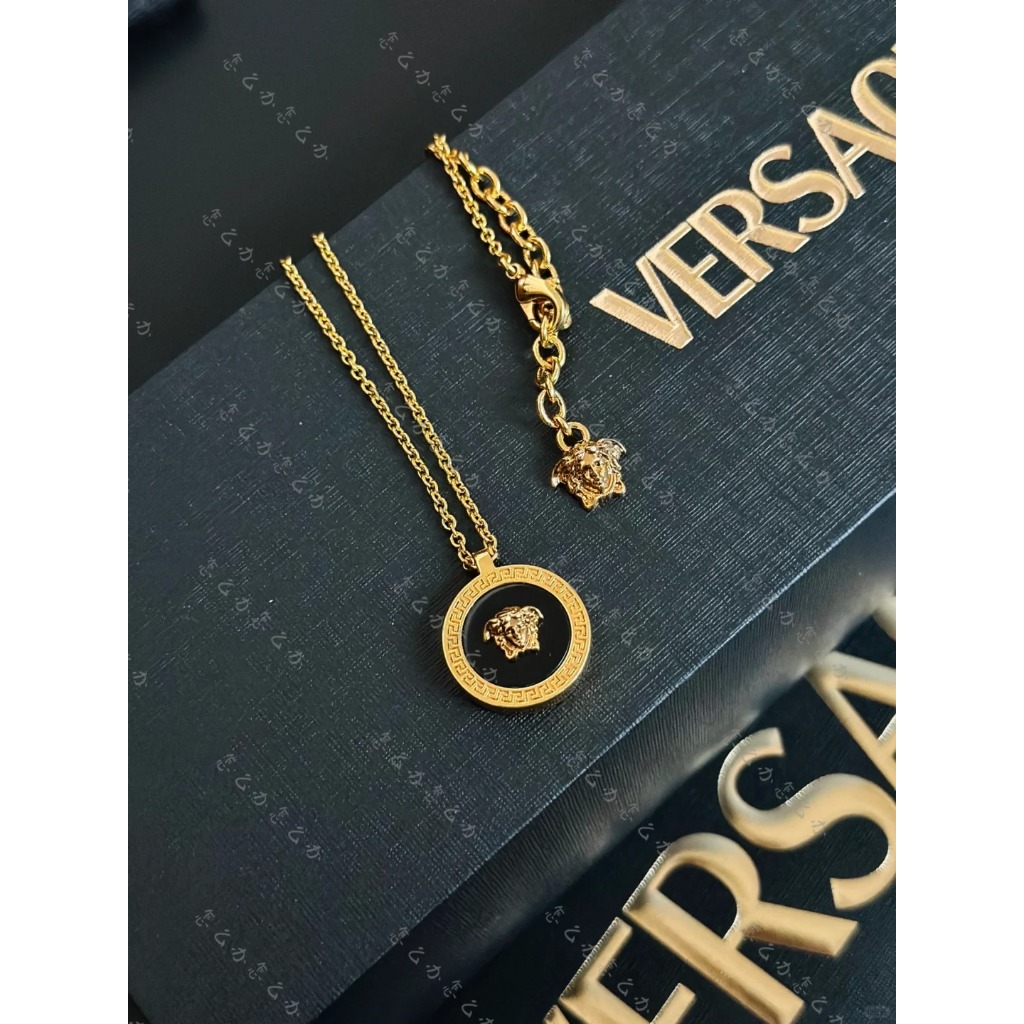 ❤️COD 17k emas asli 】Kalung non-collision Versace