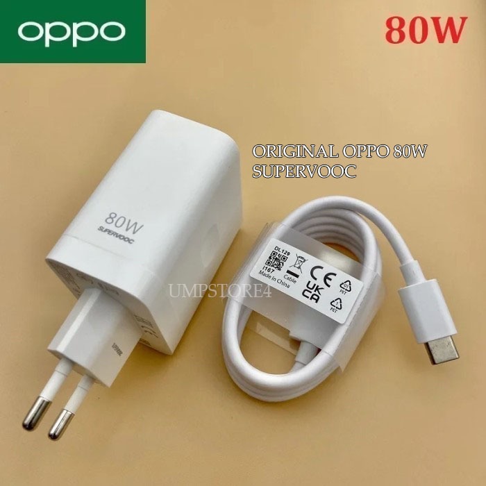 Charger Oppo 80 Watt Original Oppo Reno 5 Reno 8 8 Pro Realme GT Supervooc Type C