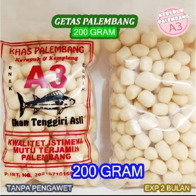 

kerupuk getas ukuran 200gram