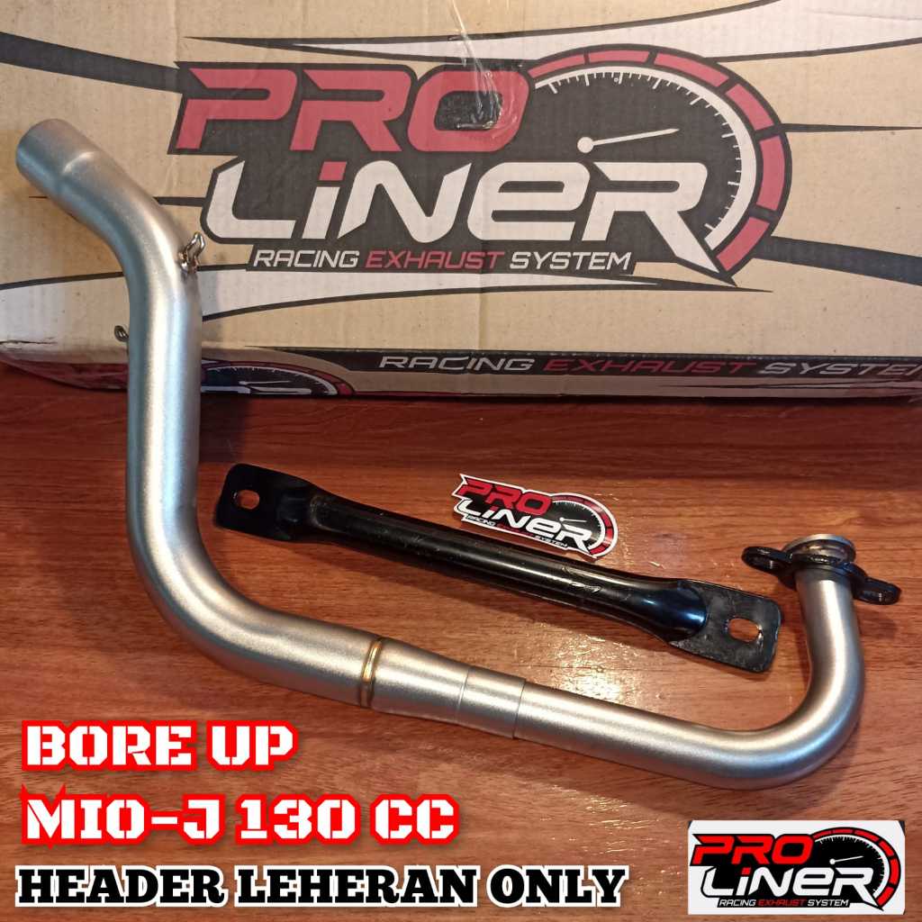 LEHERAN KNALPOT BORE UP MIO J 130CC PROLINER HEADER PIPA KNALPOT SAJA - ORIGINAL PROLINER