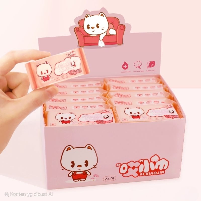 Tisu Basah mini | Tisu Basah Saku Traveler