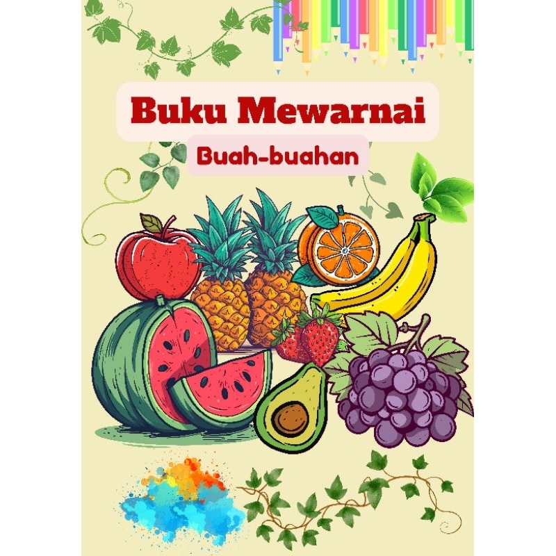 

BUKU MEWARNAI SEDERHANA. COLOURING BOOK. Buku digital