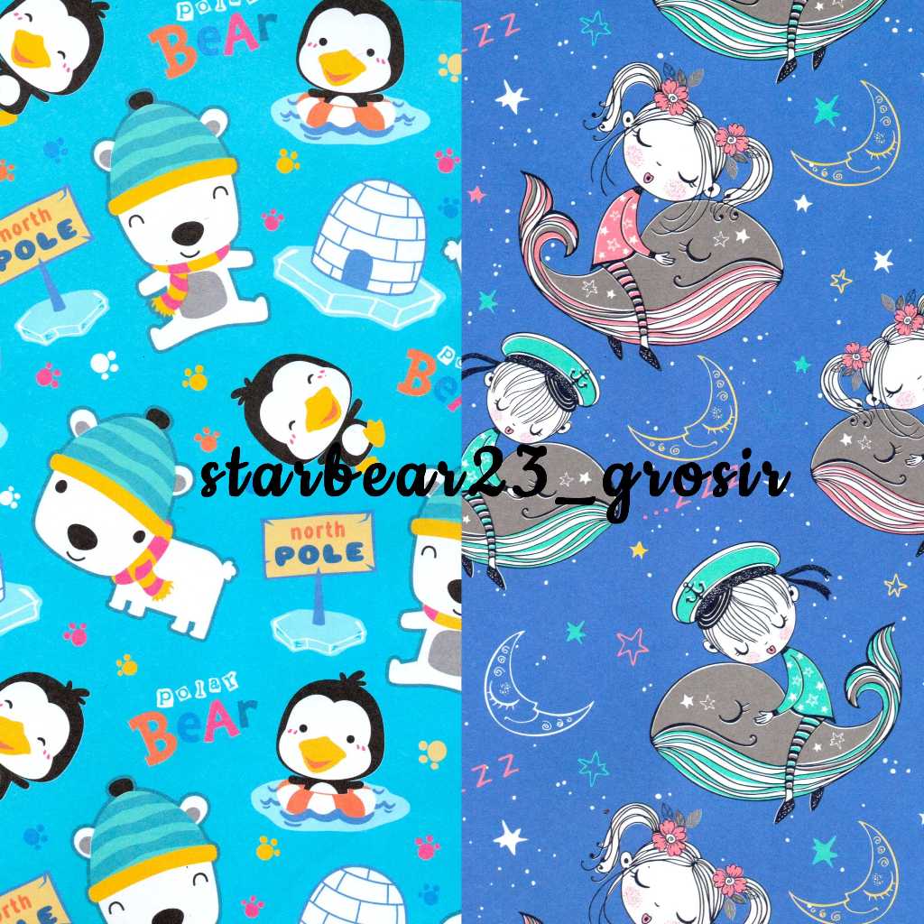 

Kertas kado Doff Blue Ocean Life Sansanwawa