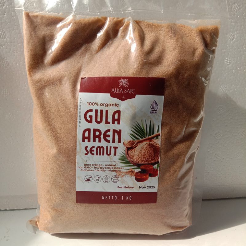 

Gula Aren Semut Brown Sugar Organik 1 kg