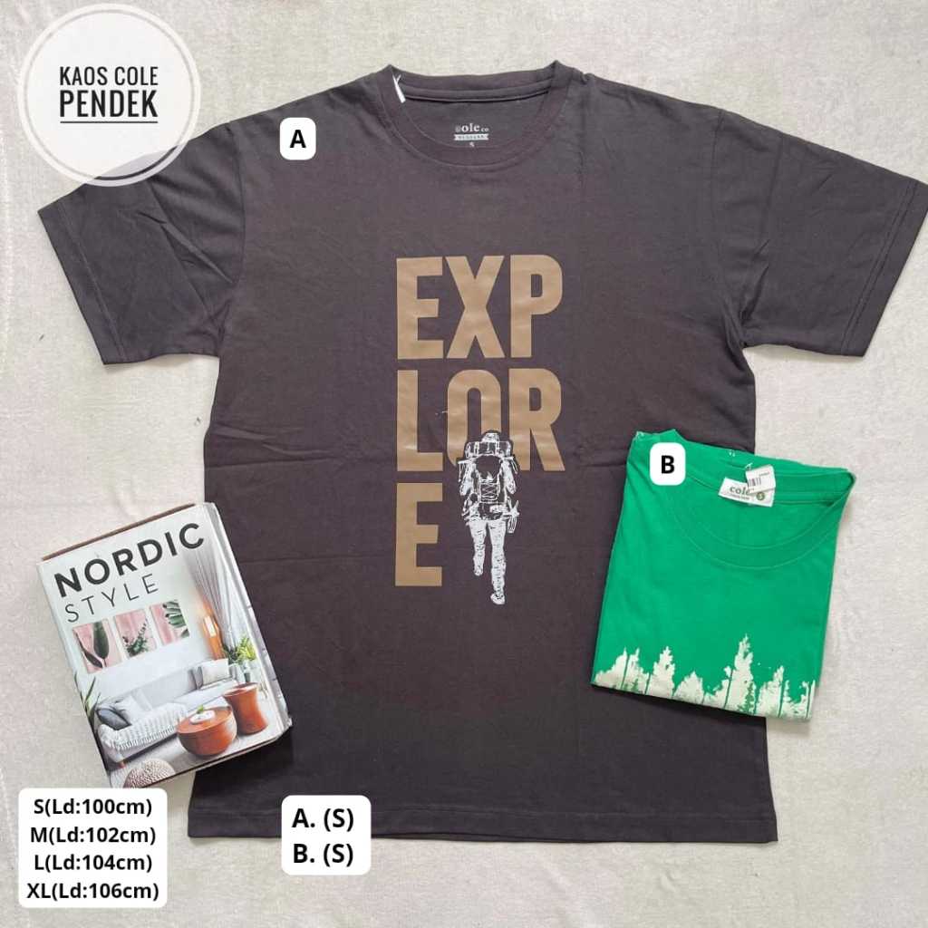 KAOS OBLONG COLE DEWASA BRAND MATAHARI