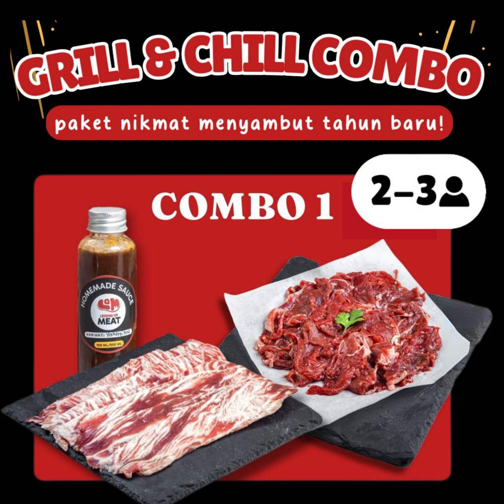 

Paket Lengkap Beef Slice & Saus untuk BBQ Tahun Baru - COMBO GRILL & CHILL NEW YEAR