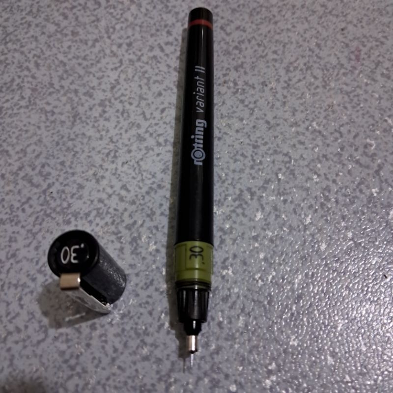 

Rotring Variant II Isograph 0.30 rapido jerman pulpen gambar item no 2