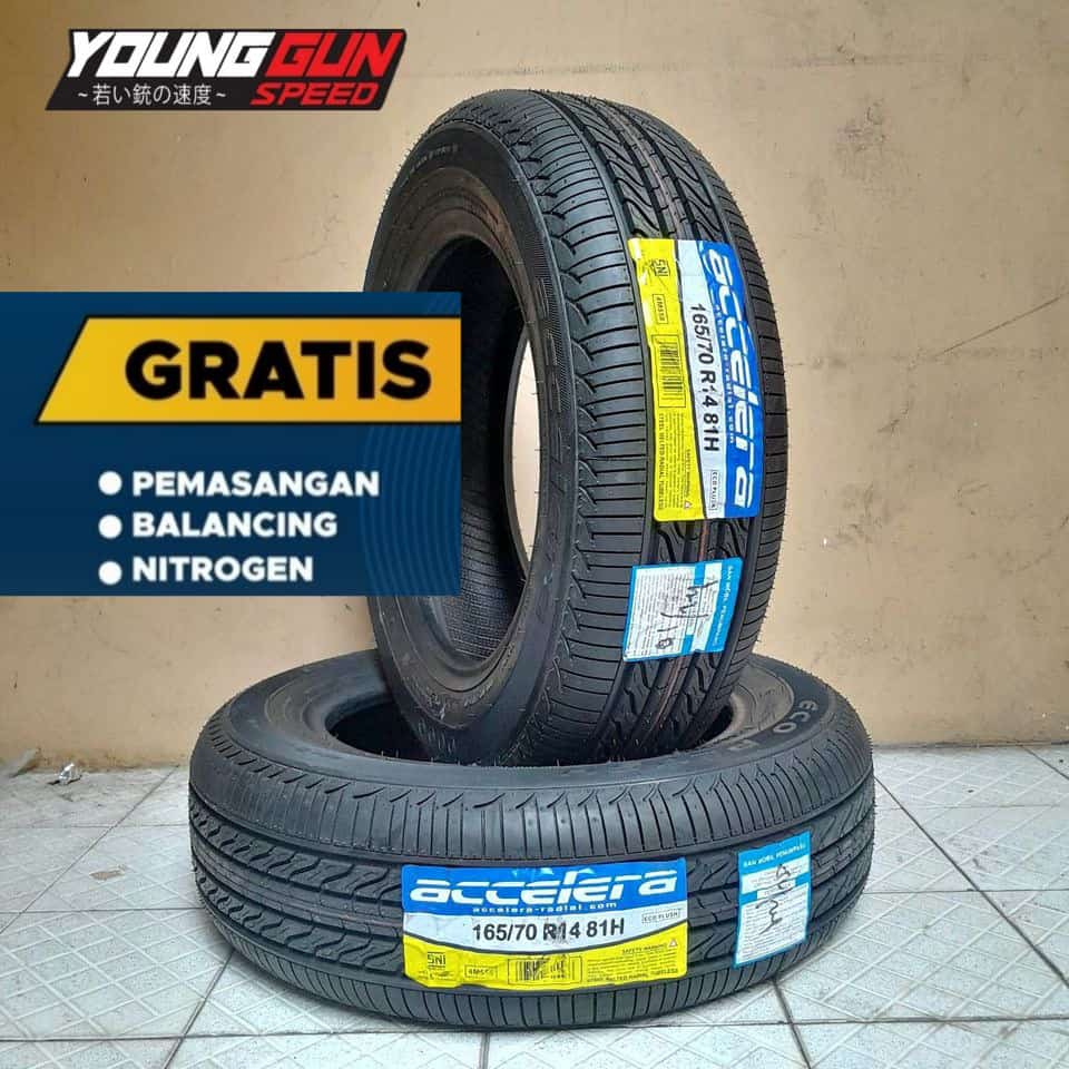 ban mobil tubeles 165 70 R14 accelera eco plush toko ban banyumanik semarang