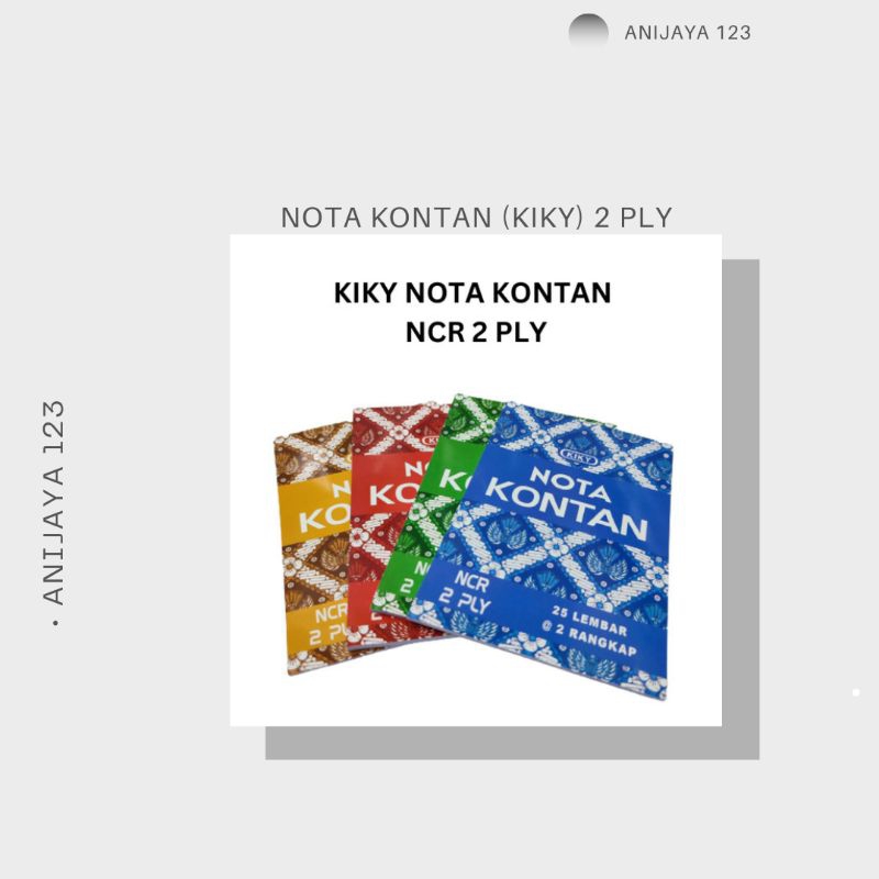 

Nota Kontan (KIKY)/NOTAKIKYMURAH 2 ply