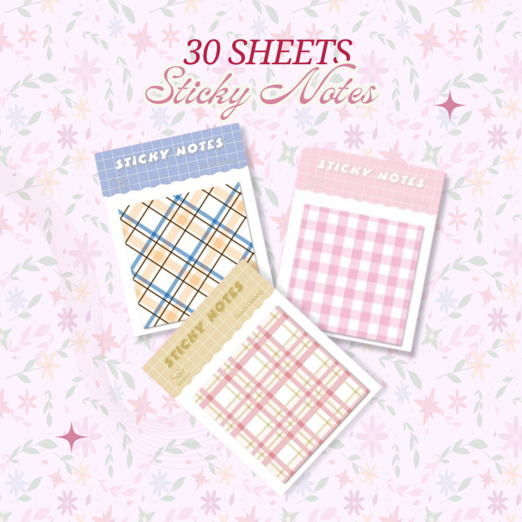 

Sticky Notes Aesthetic | Post-it Catatan Belajar Kantor
