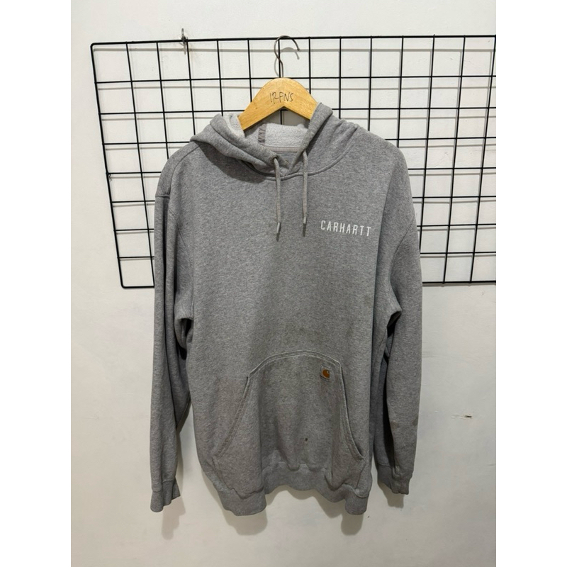 Hoodie Carhartt Abu-abu second original