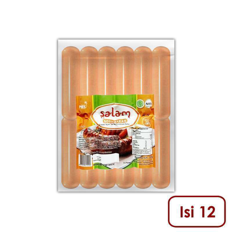 

Salam sosis bakar 500gr isi 12-numa frozenia-frozen food jogja