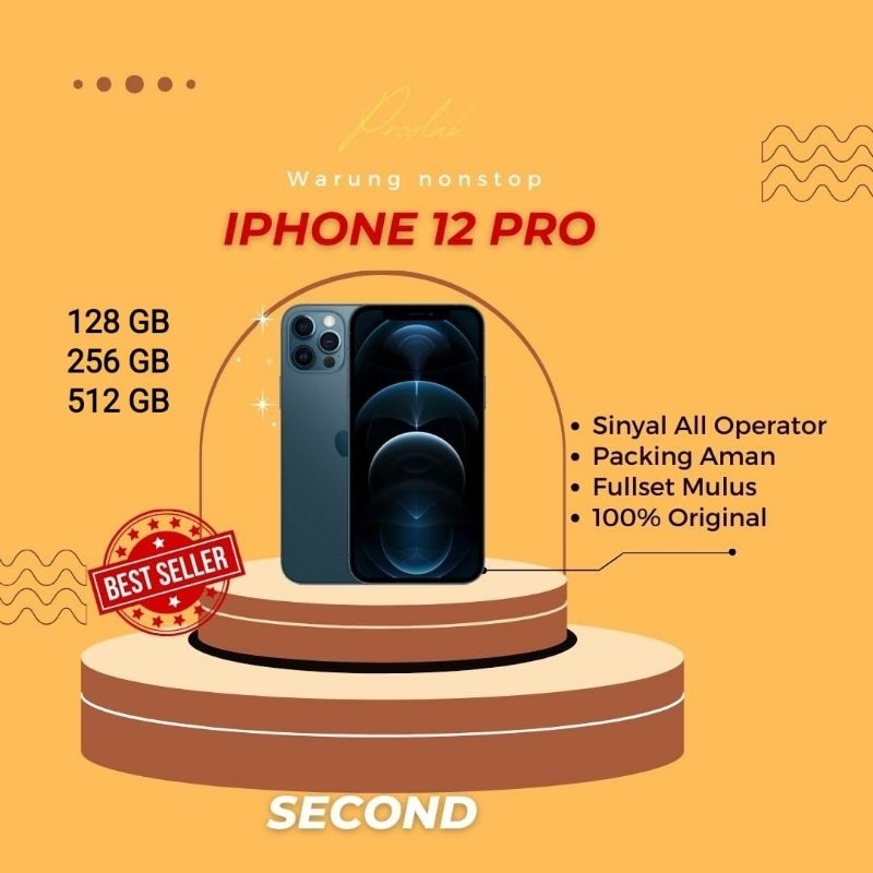 iPhone 12 pro 512GB second fullset.