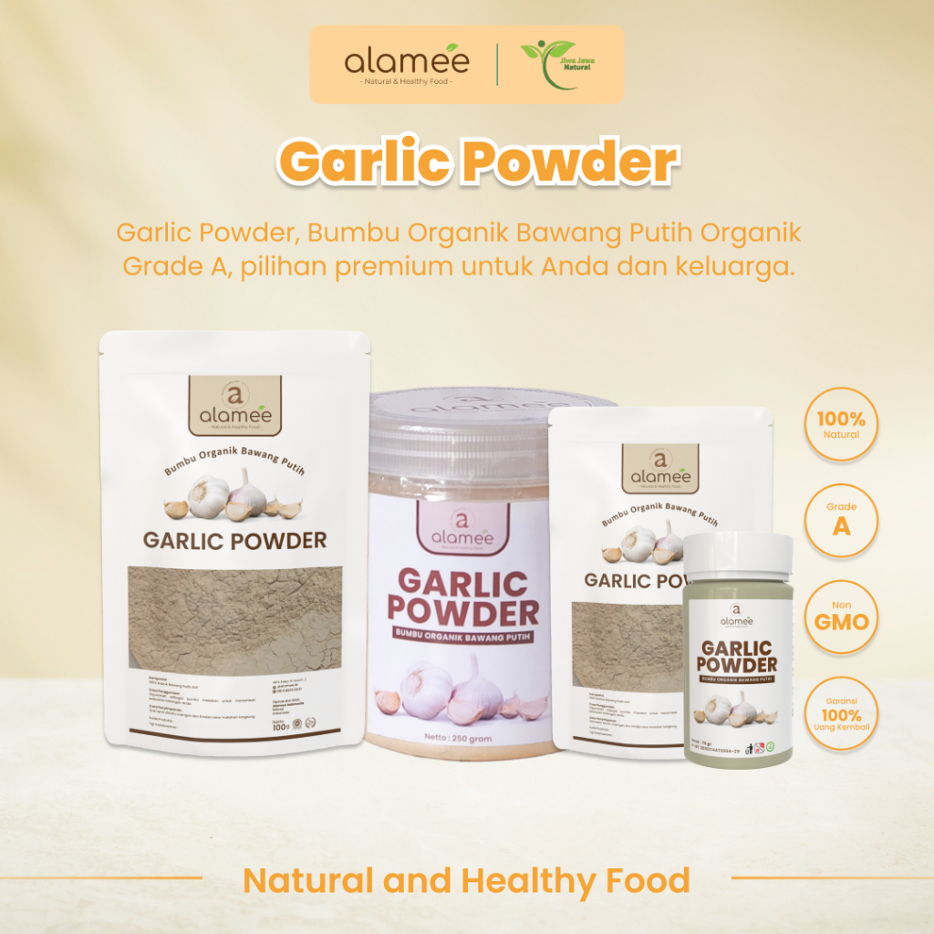 

Bumbu Organik Bawang Putih