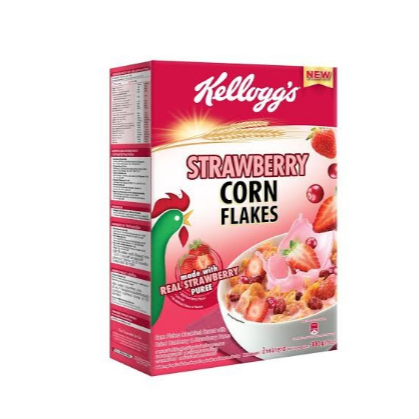 

100gr repack KELLOGGS Kellogg's Corn Flakes STRAWBERRY Stroberi Cereal Kellogs