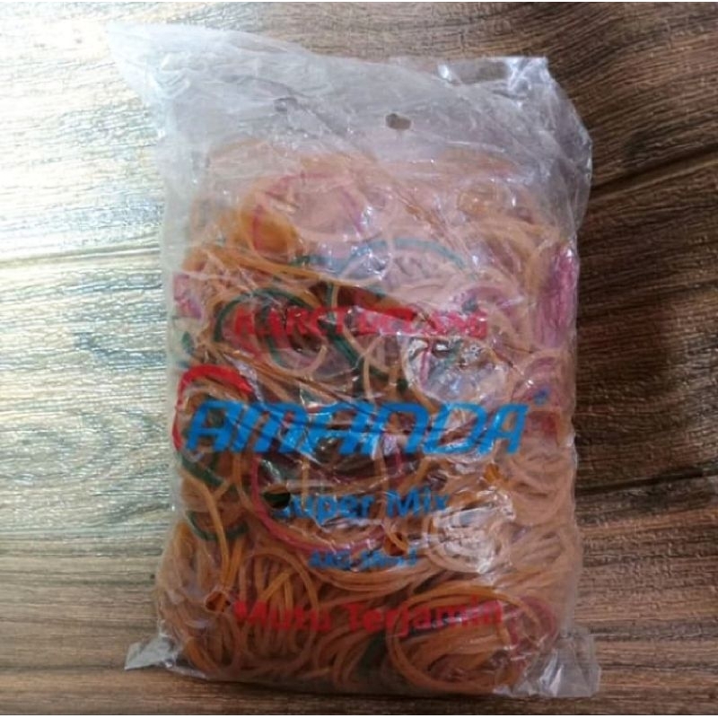 

karet gelang Amanda premium,karet gelang 400gram,karet gelang pentil