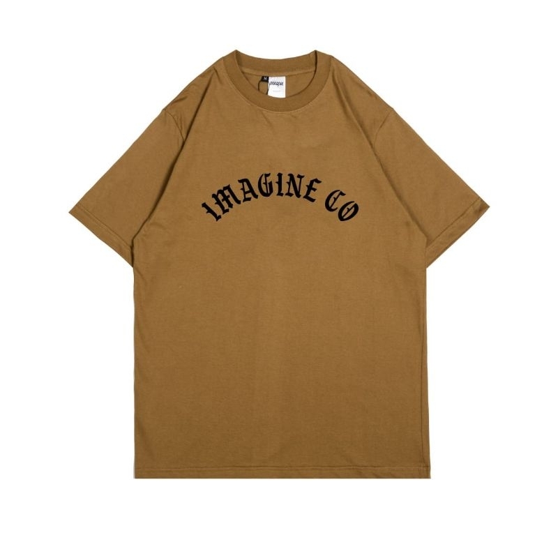 Kaos Imagine Co Coklat // triplextreme