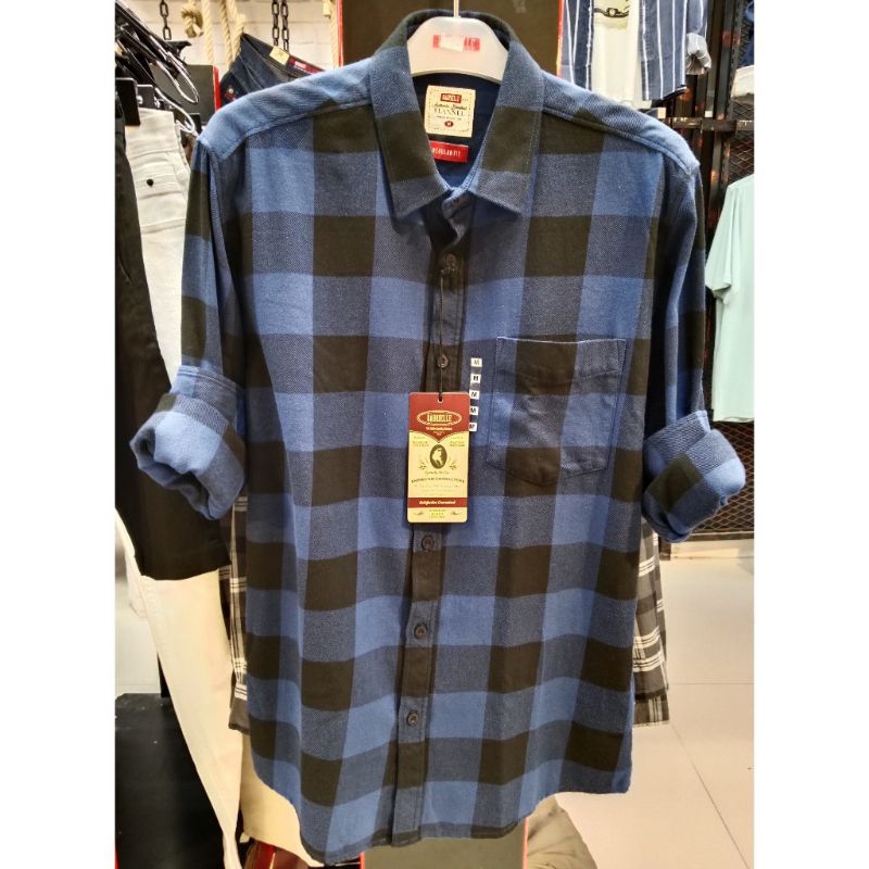 Kemeja panjang pria Gabrielle jeans original mens BBAC418M0224M kemeja pria reguler fit atasan pria 