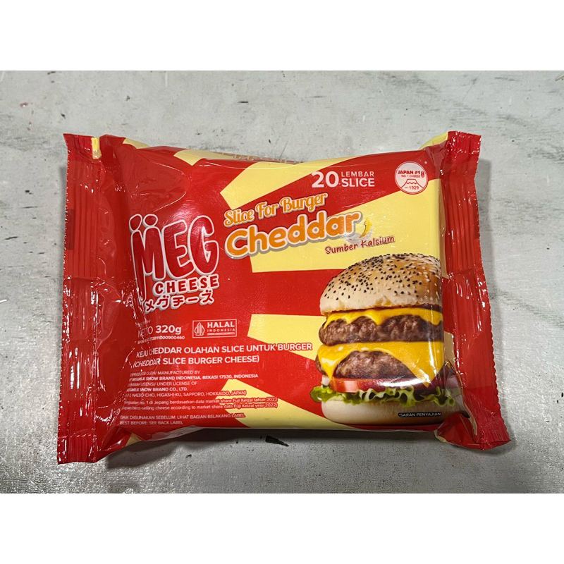 

MEG Cheddar Slice Burger 20 Slices