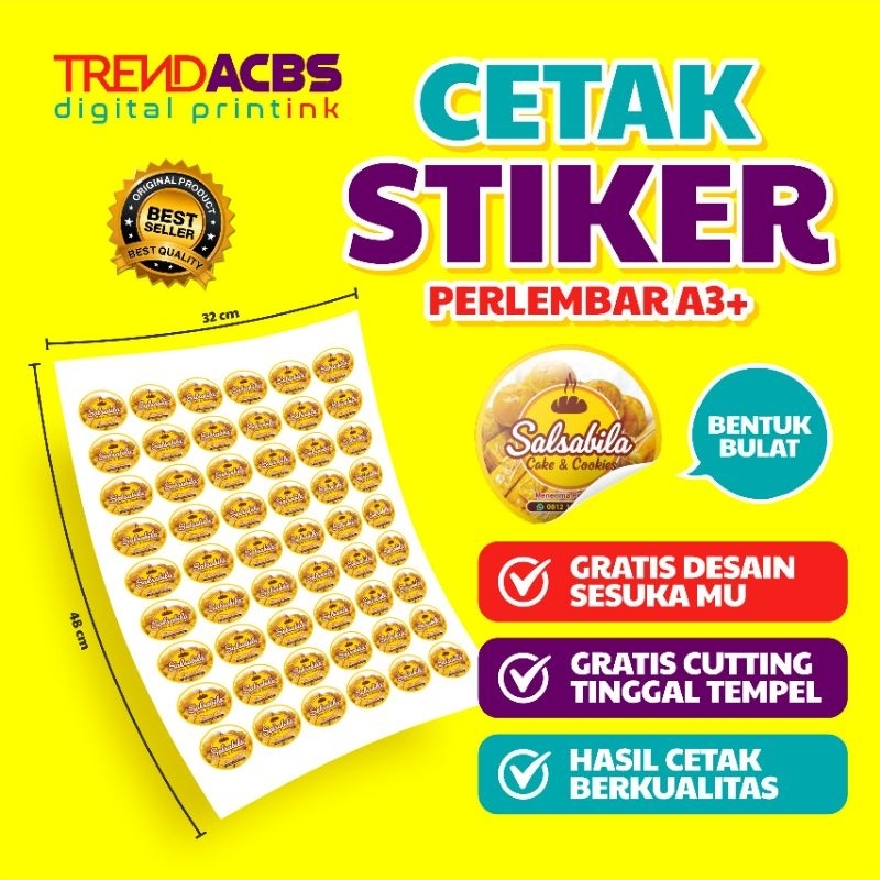 

Stiker Perlembar A3+ free half cut