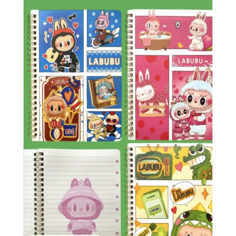 

NOTEBOOK SPIRAL A5 3207 LABUBU