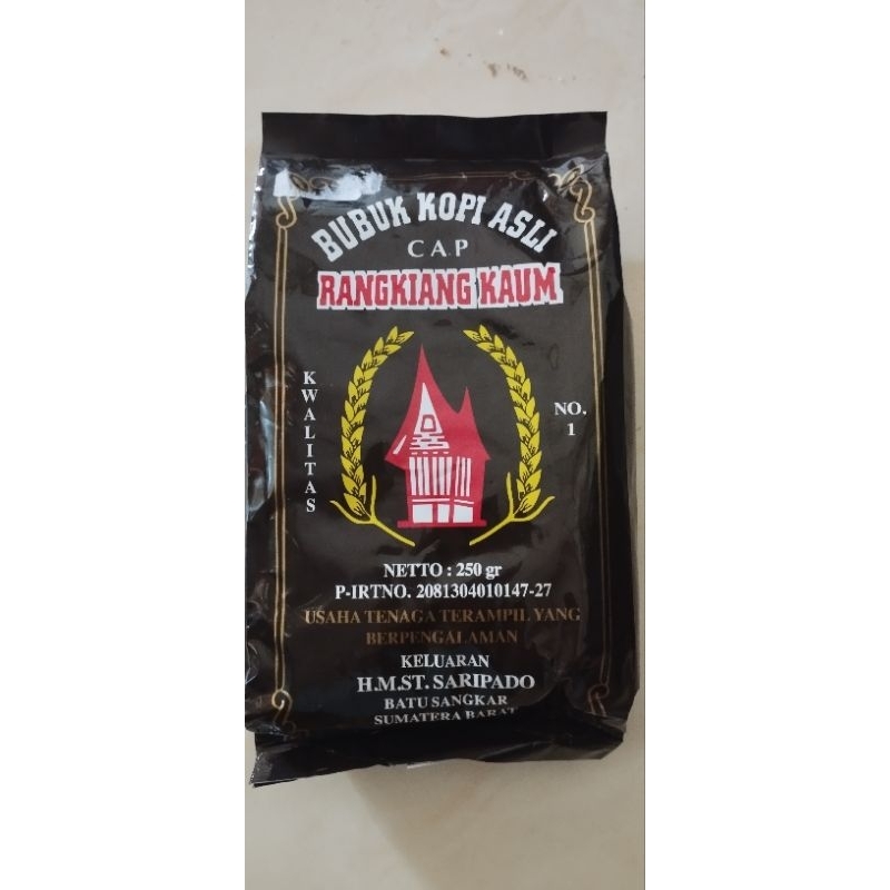 

Kopi bubuk asli cap RANGKIANG KAUM Asli 100% 250 gr