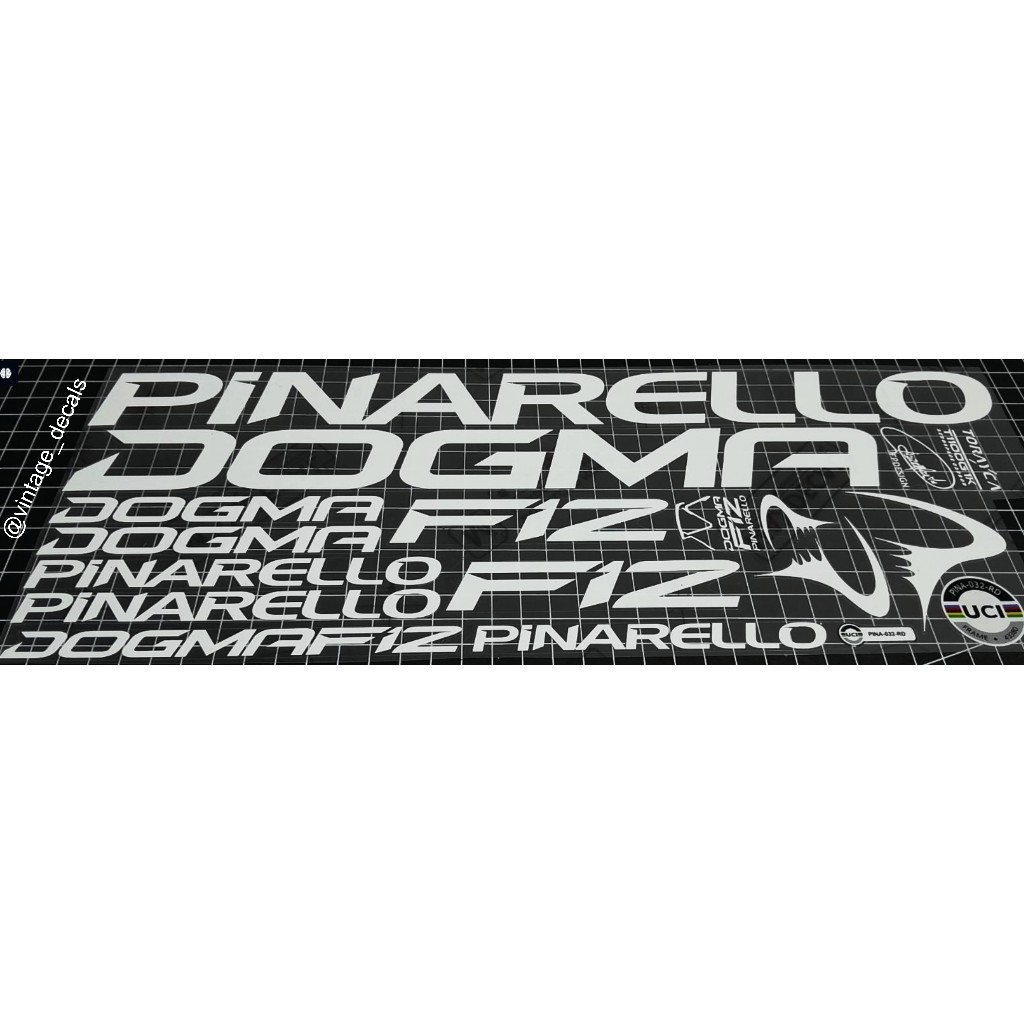 sticker decals replacement Pinarello dogma f12