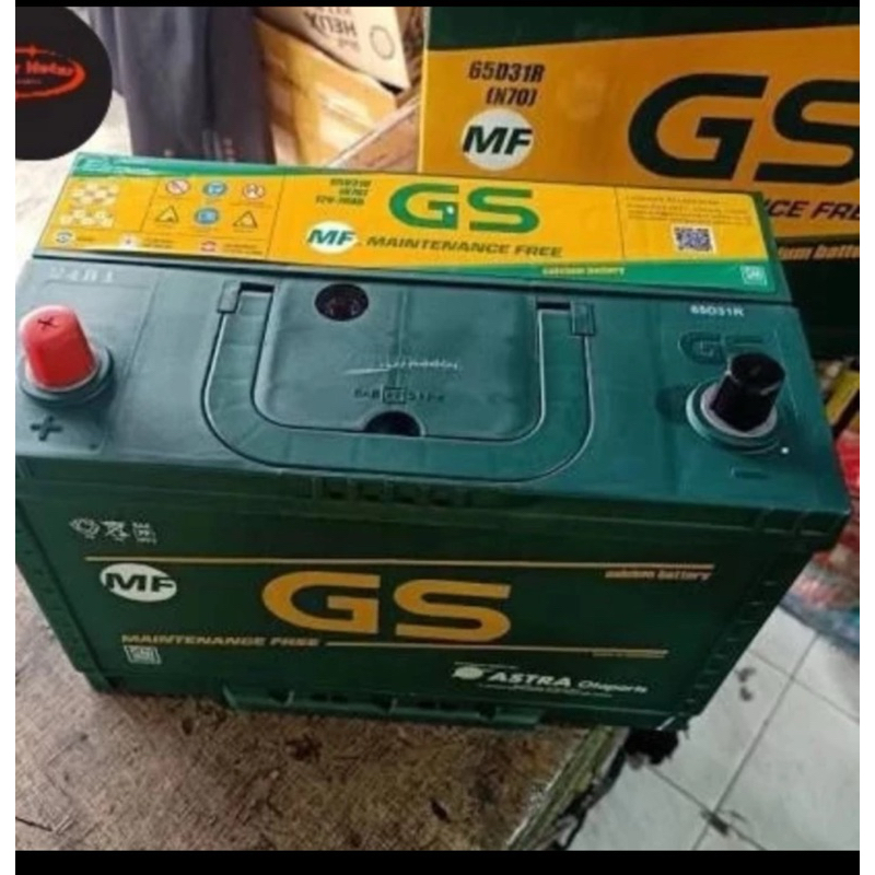 Aki Kering Mobil GS Astra N70 65D31R 12V 70Ah L300
