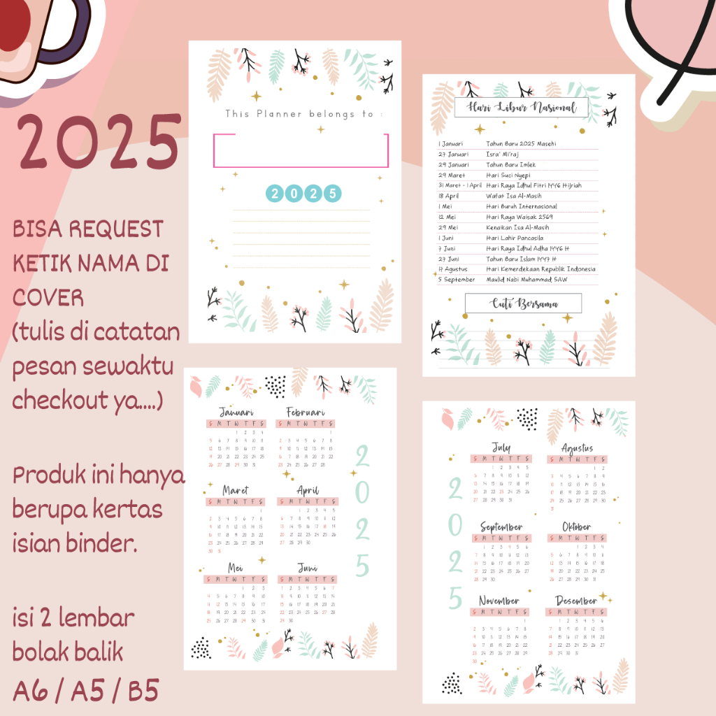 

KALENDER CALENDAR (PAPER ONLY)