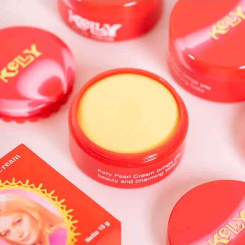 Kelly Pearl Cream Bedak Kelly Original