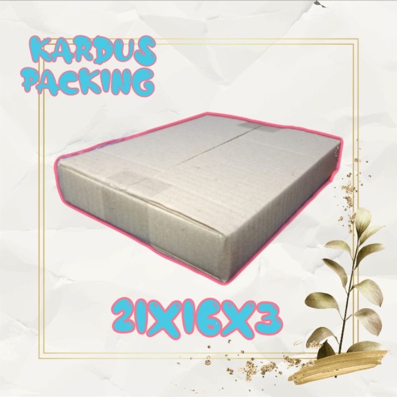 

kardus packing uk 21x16x3 kardus kecil kardus besar