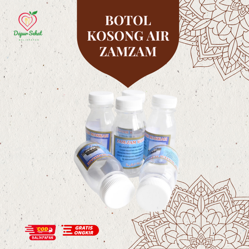 

(1 IKAT 25pcs ) Botol Kosong Air Zam-zam 80 ml / Oleh-oleh haji dan umroh / Botol Air zam-zam / COD Balikpapan Botol air zam-zam