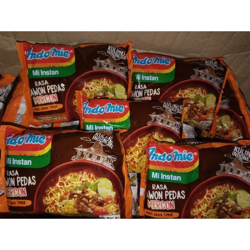

Indomie Rawon Pedas Mercon paket 5pcs
