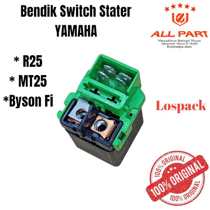 (ORIGINAL) Bendik switch stater yamaha R25 MT25 Byson bison fi