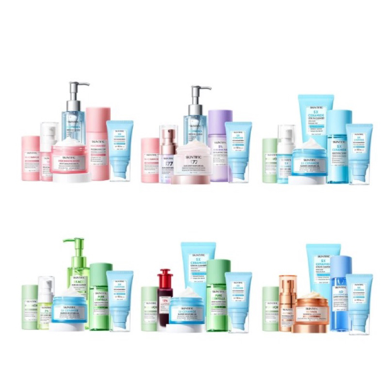 SKINTIFIC 6pcs Paket Skincare Set