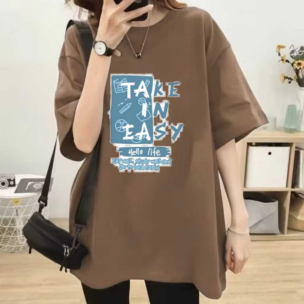 COD Kaos T-shirt Oversize Wanita - Kaos Distro WANITA - Kaos Streetwear Oversize - Baju Kaos Distro 