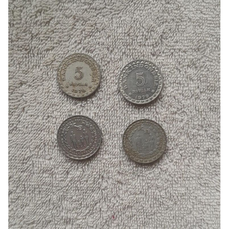 koin 5 rupiah KB tahun 1979